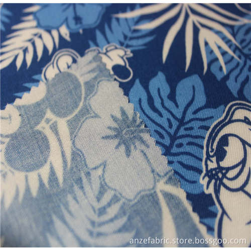 Hotsale 100%rayon twill printed fabric for garment